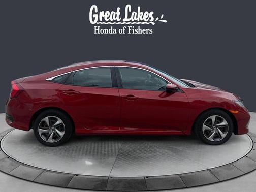 Molten Lava Pearl 2020 Honda Civic LX