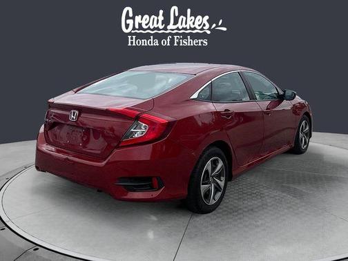 Molten Lava Pearl 2020 Honda Civic LX