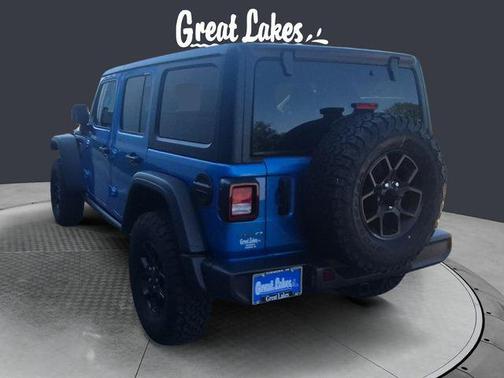 Hydro Blue Pearl Coat 2024 Jeep Wrangler 4xe Willys