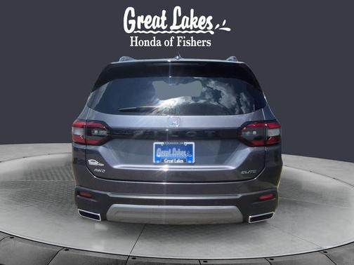 Modern Steel Metallic 2023 Honda Pilot AWD Elite