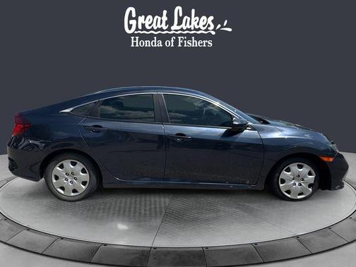 Aegean Blue Metallic 2021 Honda Civic LX