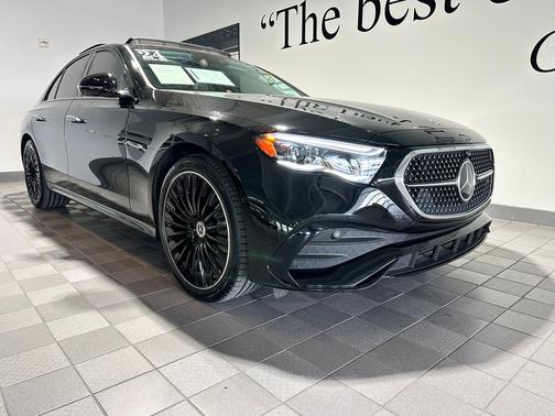 Black 2024 Mercedes-Benz E-Class E 350 4MATIC
