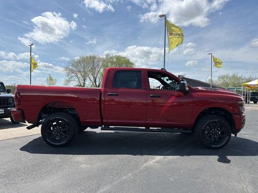 Molten Red Pearlcoat 2026 RAM 2500 Black Express Crew Cab 4x4 6'4' Box