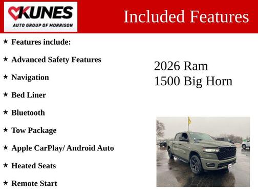 2026 RAM 1500 Big Horn/Lone Star