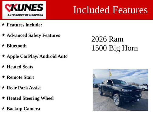 2026 RAM 1500 Big Horn/Lone Star