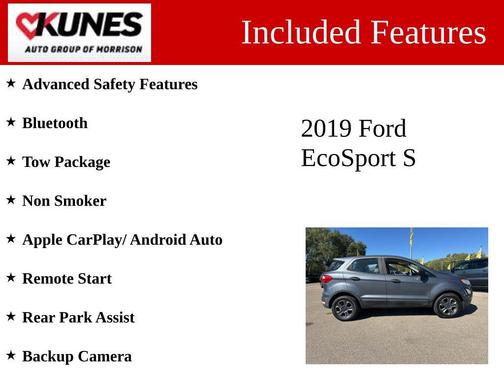 2019 Ford EcoSport S