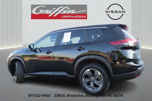 Black 2025 Nissan Rogue SV