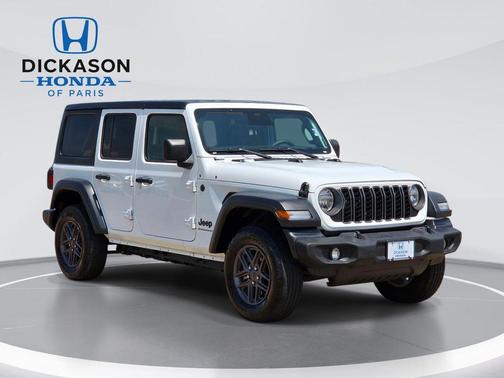 Bright White Clearcoat 2025 Jeep Wrangler Sport S