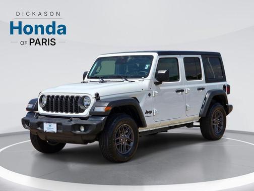 Bright White Clearcoat 2025 Jeep Wrangler Sport S