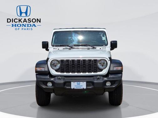 Bright White Clearcoat 2025 Jeep Wrangler Sport S