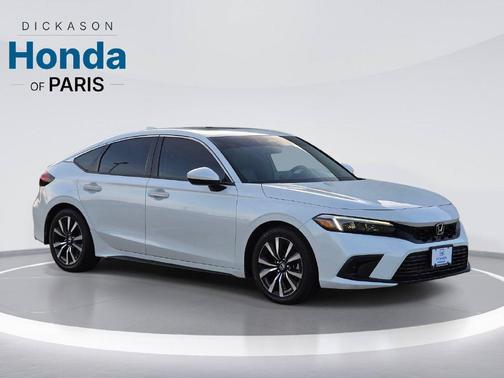 Platinum White Pearl 2024 Honda Civic EX-L