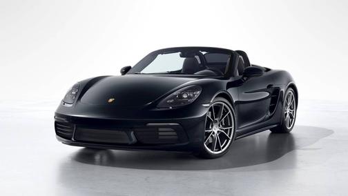 Black 2025 Porsche 718 Boxster