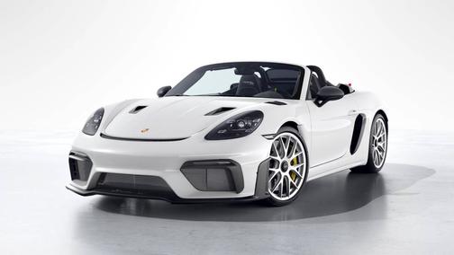 White 2024 Porsche 718 Spyder