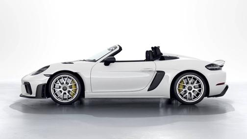 White 2024 Porsche 718 Spyder
