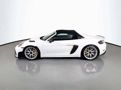 White 2024 Porsche 718 Spyder