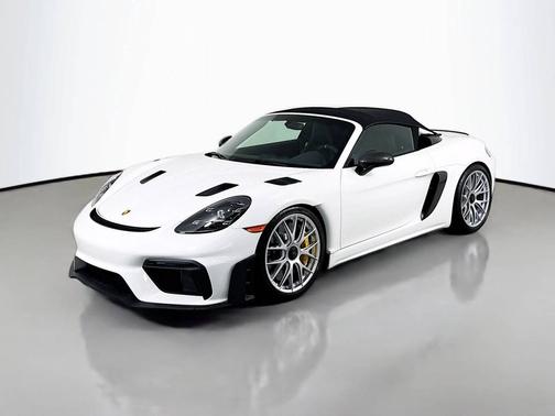 White 2024 Porsche 718 Spyder