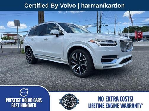 Crystal White Metallic 2024 Volvo XC90 B6 Plus Bright Theme 6-Seater