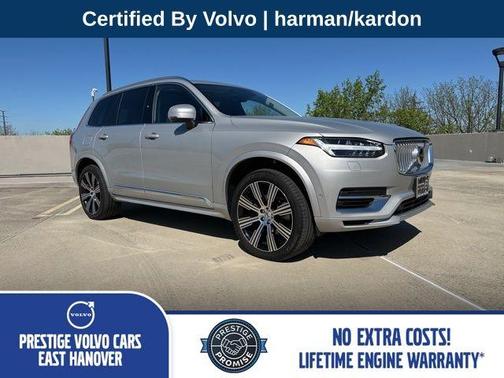 Silver 2024 Volvo XC90 Recharge Plug-In Hybrid T8 Plus 6 Passenger