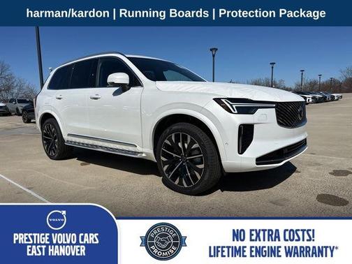 Crystal White Pearl 2026 Volvo XC90 B6 Plus 7-Seater