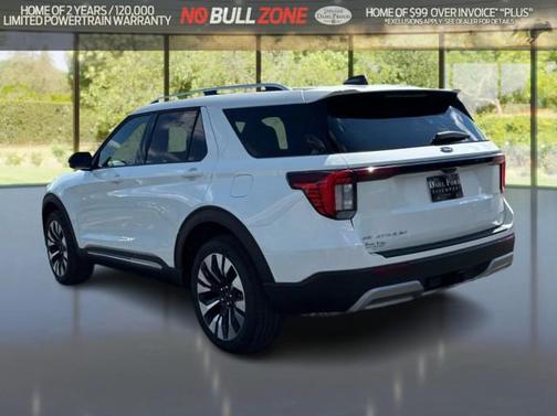 Star White Metallic Tri-Coat 2026 Ford Explorer Platinum