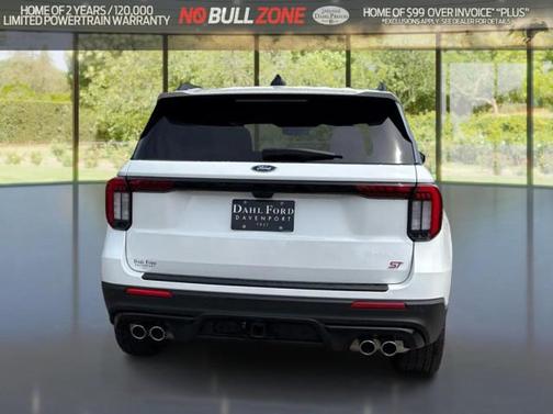 Star White Metallic Tri-Coat 2026 Ford Explorer ST