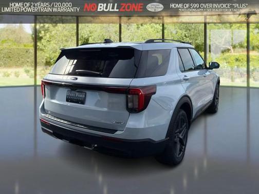 SPACE WHITE METALLIC 2026 Ford Explorer ST-Line