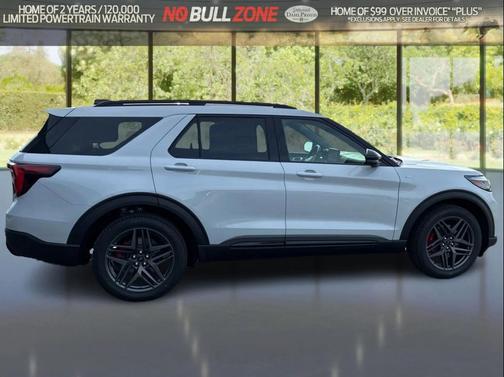 SPACE WHITE METALLIC 2026 Ford Explorer ST-Line