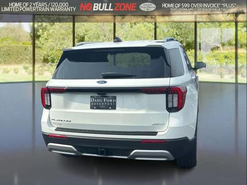 Star White Metallic Tri-Coat 2026 Ford Explorer Platinum