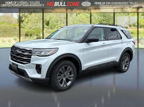 SPACE WHITE METALLIC 2026 Ford Explorer Active