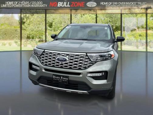 SILVER SPRUCE METALLIC 2020 Ford Explorer Platinum