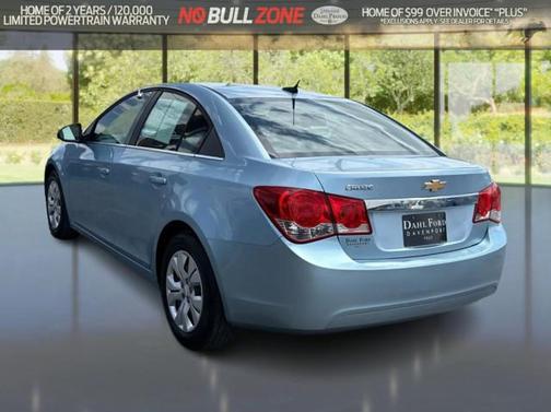 Ice Blue Metallic 2012 Chevrolet Cruze LS