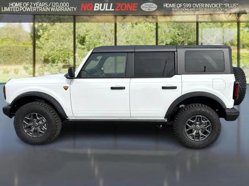 OXFORD WHITE 2025 Ford Bronco Badlands