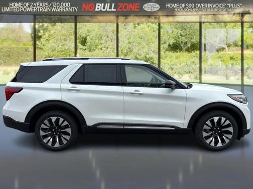 STAR WHITE MET TRI-COAT 2026 Ford Explorer Platinum