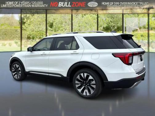 STAR WHITE MET TRI-COAT 2026 Ford Explorer Platinum