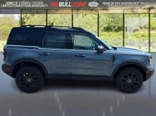 AZURE GRAY METALLIC TRI-COAT 2026 Ford Bronco Sport Badlands
