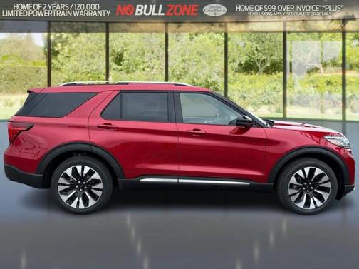 RAPID RED MET TINTED CC 2026 Ford Explorer Platinum