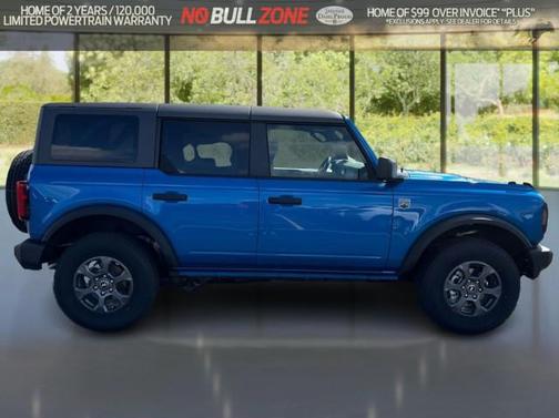 Velocity Blue Metallic 2026 Ford Bronco Big Bend