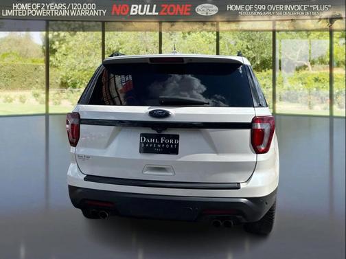 WHITE PLATINUM MET TRI-COAT 2018 Ford Explorer Sport