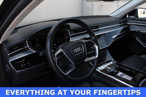 Moonlight Blue Metallic 2020 Audi A8 L 60