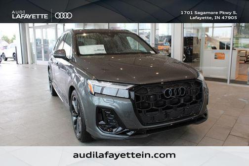 Gray 2026 Audi Q7 55 Prestige