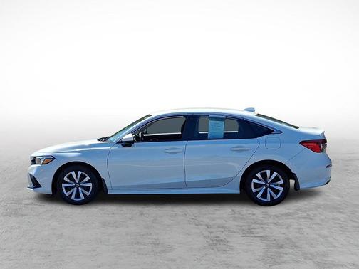 Platinum White Pearl 2024 Honda Civic LX