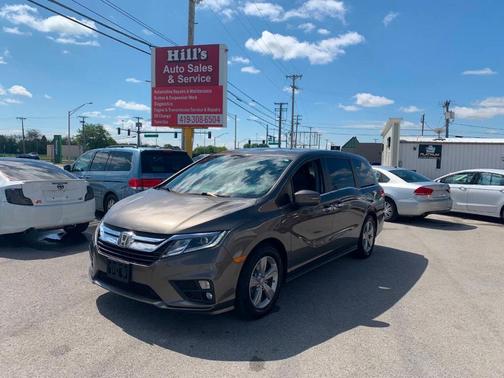 Blue 2018 Honda Odyssey EX-L