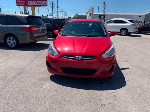 Boston Red 2016 Hyundai Accent SE