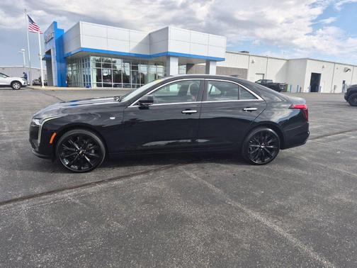 Stellar Black Metallic 2022 Cadillac CT4 Premium Luxury
