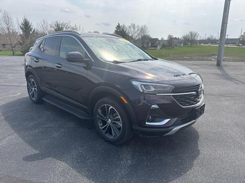Black Currant Metallic 2021 Buick Encore GX Essence