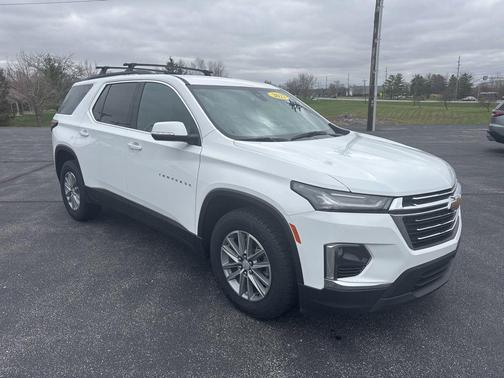 Summit White 2022 Chevrolet Traverse LT Leather