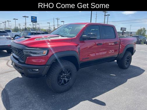 Molten Red Pearlcoat 2026 RAM 1500 RHO Crew Cab 4x4 5'7' Box