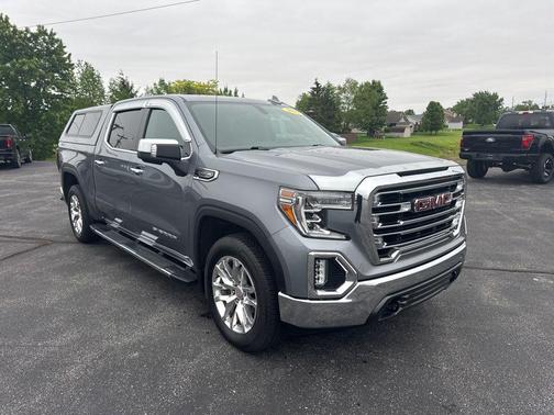 Satin Steel Metallic 2019 GMC Sierra 1500 SLT