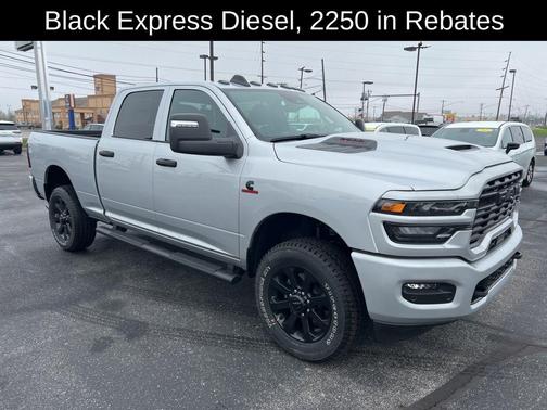 Silver Zynith 2026 RAM 2500 Black Express Crew Cab 4x4 6'4' Box