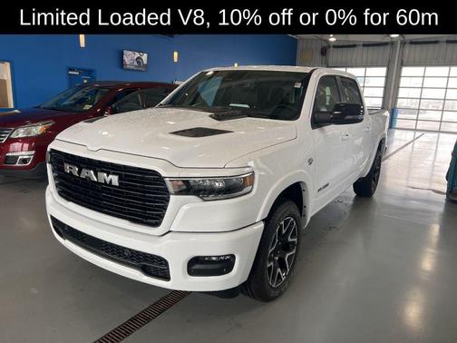 Bright White Clearcoat 2026 RAM 1500 Laramie
